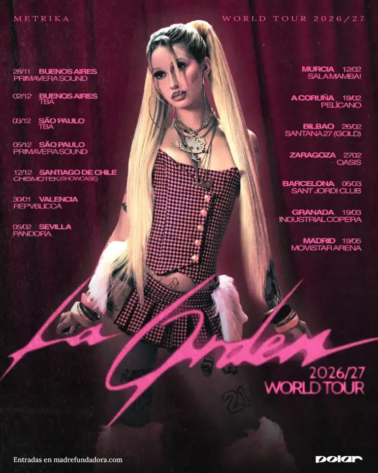 Metrika gira 2027 en QConciertos