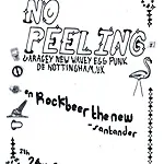 Cartel oficial No Peeling en Rock Beer The New Santander