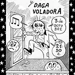 Cartel oficial de Fantasmage y Daga Voladora en Wurlitzer Ballroom Madrid