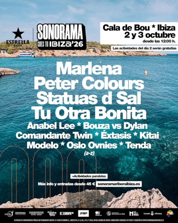 Statuas d Sal Sonorama Goes to Ibiza en QConciertos