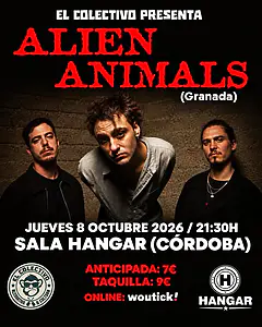 Alien Animals en Córdoba: Furia Grunge, Psicodelia y la Catarsis Sonora de ‘Epojé’ en Sala Hangar