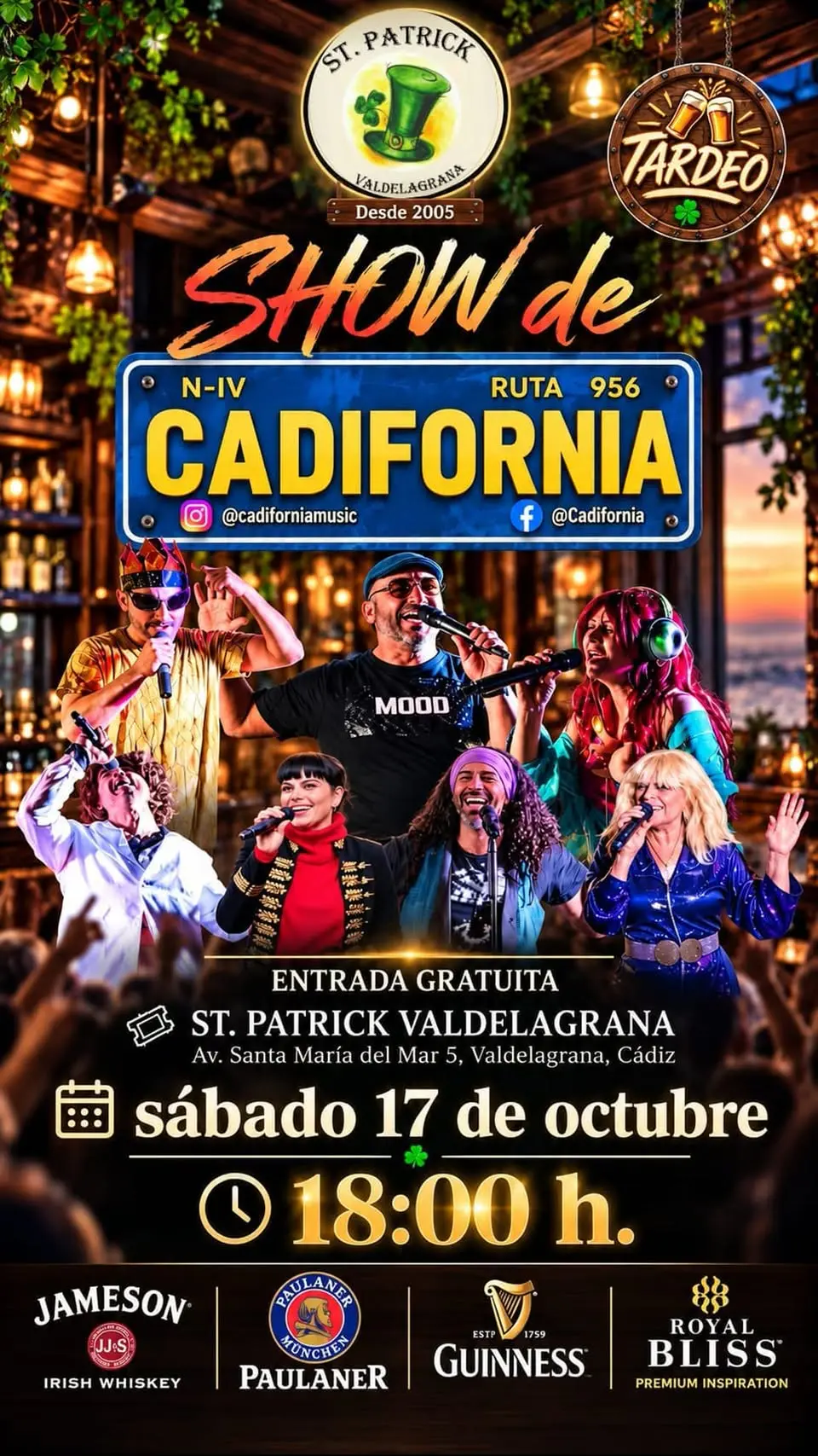 Cadifornia en Stpatrick Valdelagrana (El Puerto de Santa María)