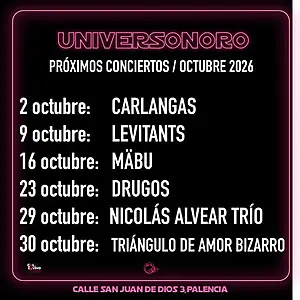 LEVITANTS en Palencia: Post-Punk Afilado, Letras Desgarradas y Tensión Eléctrica en Universonoro