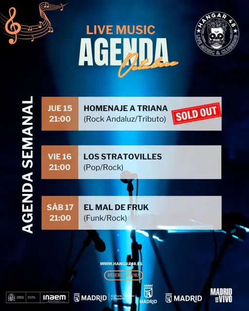Los Stratovilles en Sala Hangar 48 (Madrid)